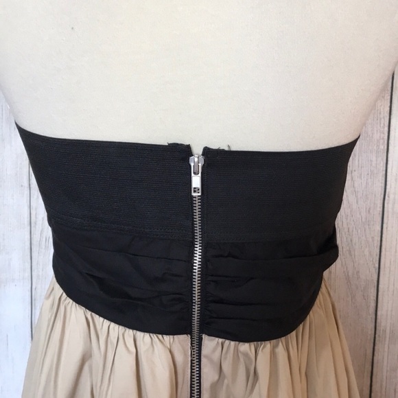 Strapless Color block  Dress - Picture 4 of 6